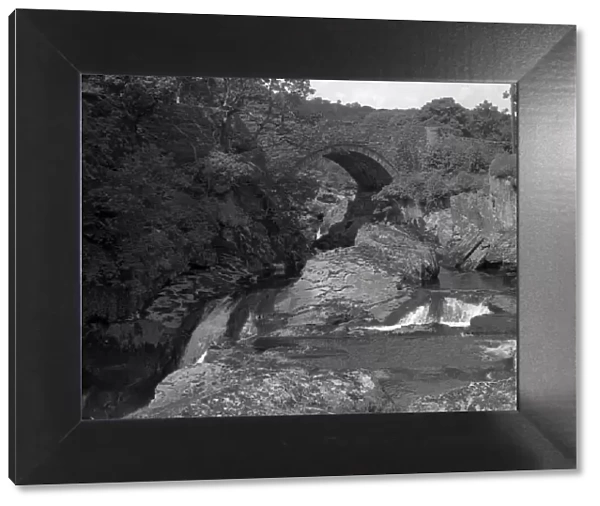 Bridge near Swallow Falls - the Rhaeadr Ewynnol, Wales