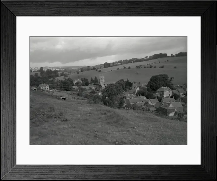 Framed Print : Small Welsh Village Framed Print : Small Welsh Village
