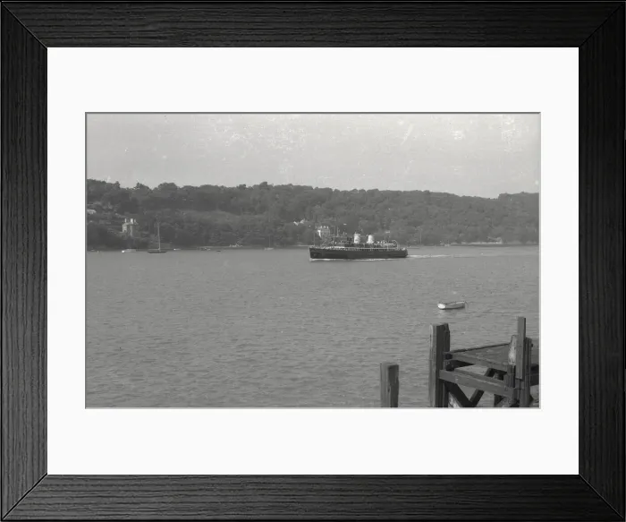 Framed Print : St Trillo of the L&NWSS on the Menai Strait Framed Print : St Trillo of the L&NWSS on the Menai Strait