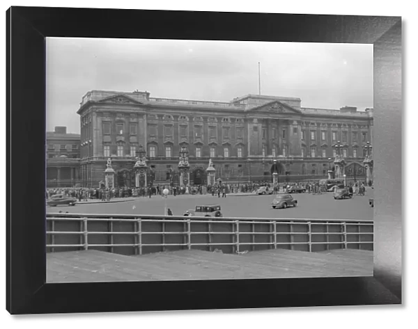 Temp Seats, Buckingham Palace - Coronation of Elizabeth II
