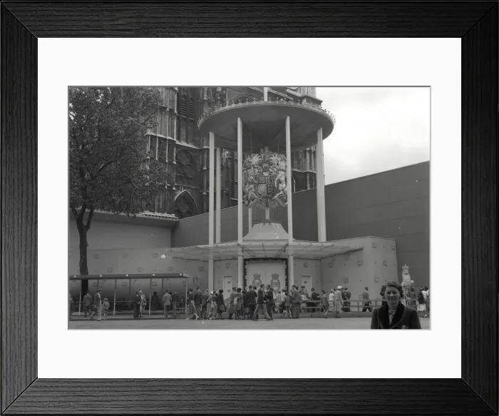 Framed Print : Westminster Abbey, London - Coronation of Elizabeth II