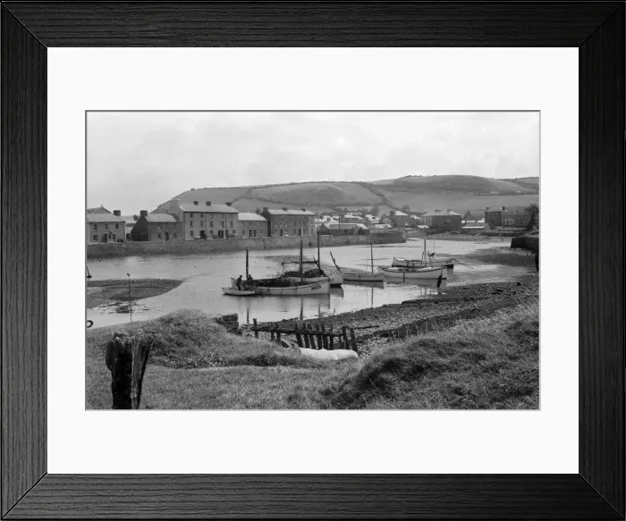 Framed Print : Welsh Fishing Port - possibly Beaumaris Framed Print : Welsh Fishing Port - possibly Beaumaris