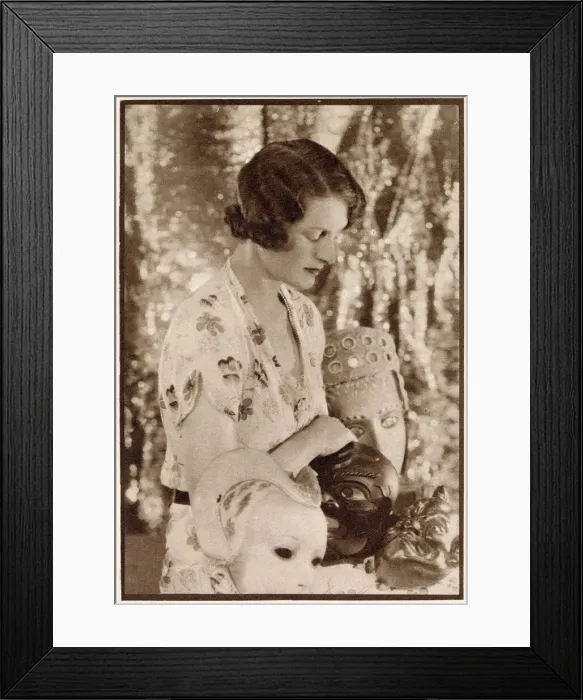 Framed Print : Lady Broughton by Madame Yevonde