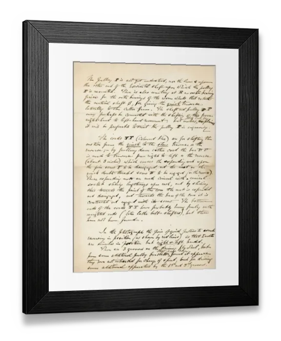 Framed Print : James Watts Sculpture copying machinery (eidograph) Framed Print : James Watts Sculpture copying machinery (eidograph)
