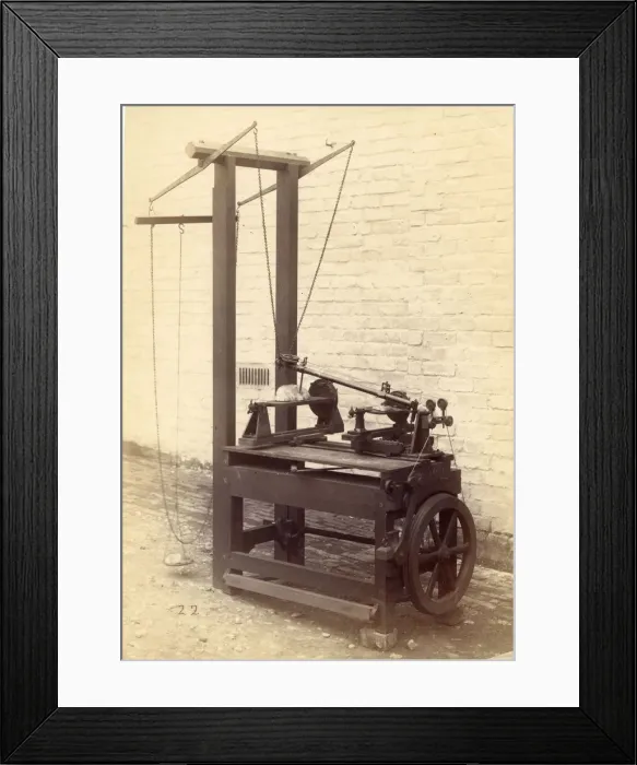 Framed Print : James Watts Sculpture copying machinery (eidograph) Framed Print : James Watts Sculpture copying machinery (eidograph)