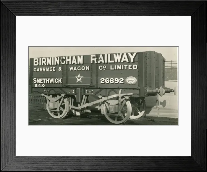 Framed Print : Birmingham Railway Carriage and Wagon Co wagon Framed Print : Birmingham Railway Carriage and Wagon Co wagon