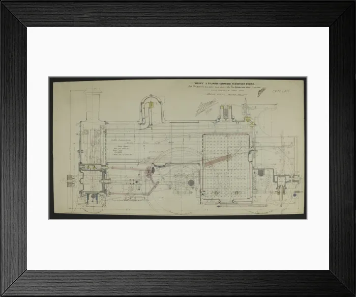 Framed Print : Webbs passenger engine Framed Print : Webbs passenger engine