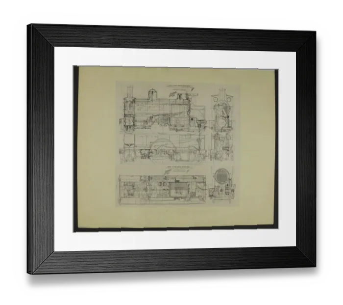 Framed Print : Webbs passenger engine Framed Print : Webbs passenger engine