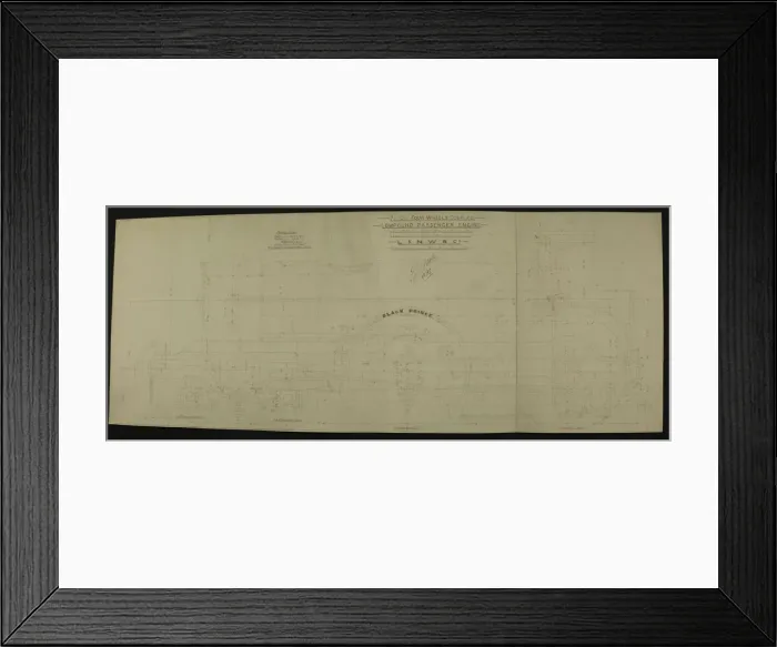 Framed Print : Black Prince - Crewe Works Framed Print : Black Prince - Crewe Works