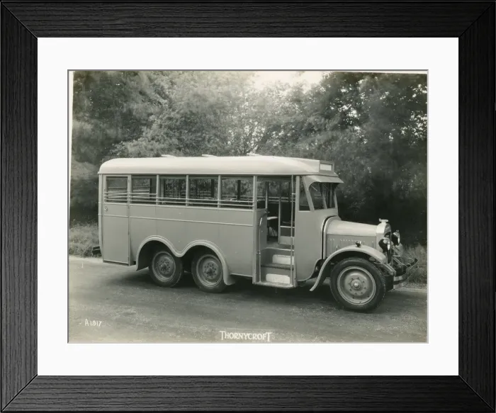 Framed Print : Hall Lewis bus for Santos