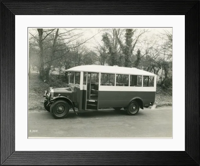 Framed Print : C Ross Emerald bus
