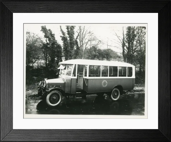 Framed Print : Venture Ltd A2 long bus, Wadham Framed Print : Venture Ltd A2 long bus, Wadham