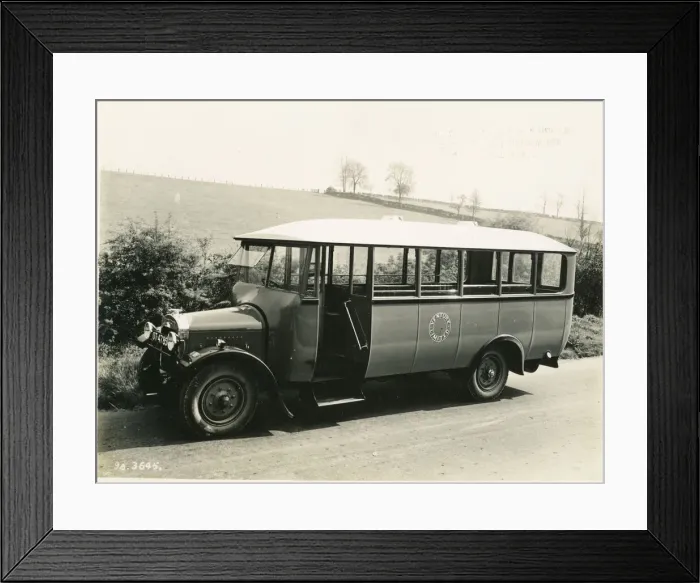 Framed Print : Venture Ltd A2 long bus, Wadham Framed Print : Venture Ltd A2 long bus, Wadham