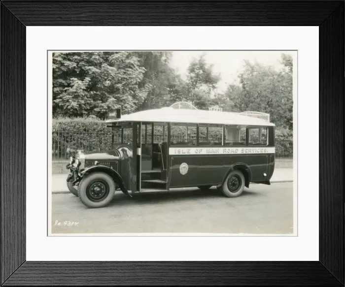 Framed Print : Isle of Man Road Services Emerald bus, Wadham Framed Print : Isle of Man Road Services Emerald bus, Wadham