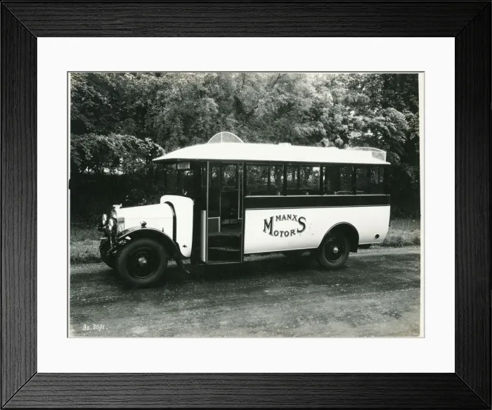 Framed Print : Manx Motors bus Framed Print : Manx Motors bus