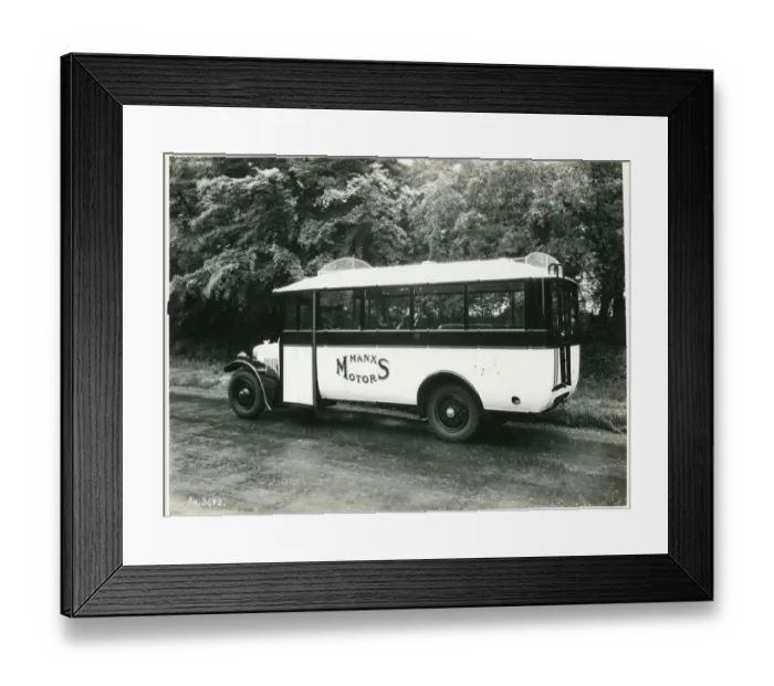 Framed Print : Manx Motors bus Framed Print : Manx Motors bus