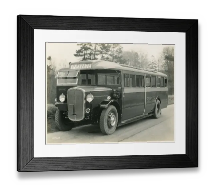 Framed Print : Peoples private coach, 26 seater Thornycroft coach Framed Print : Peoples private coach, 26 seater Thornycroft coach