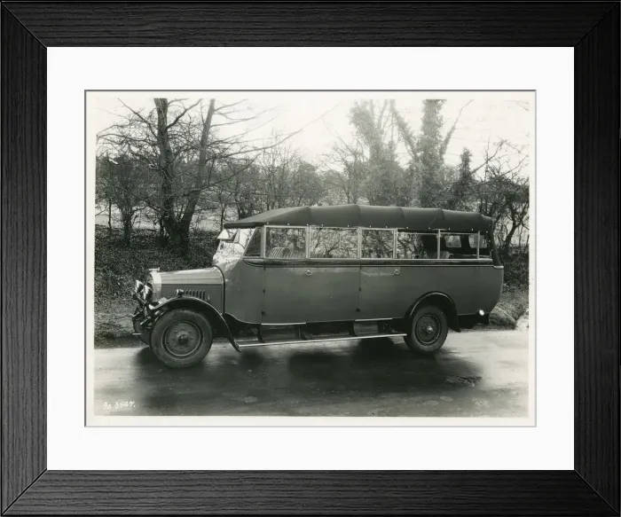 Framed Print : Open-top single-decker bus, Eagle Framed Print : Open-top single-decker bus, Eagle