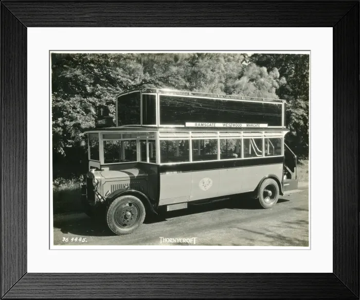 Framed Print : Double-decker bus - Ramsgate - Westwood - Margate Framed Print : Double-decker bus - Ramsgate - Westwood - Margate