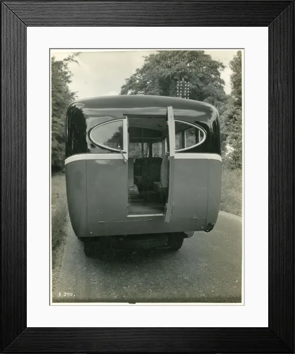 Framed Print : Hall Lewis station bus on A1 Framed Print : Hall Lewis station bus on A1