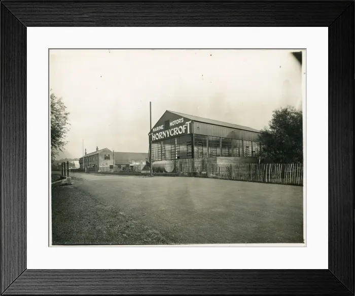 Framed Print : Thornycroft Marine Motors site Framed Print : Thornycroft Marine Motors site