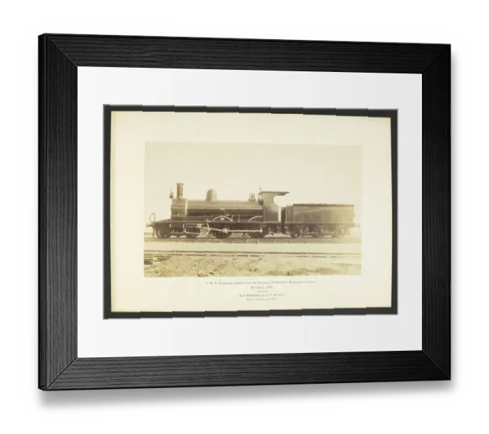 Framed Print : 4 WC passenger engine by Richard Francis Trevithick Framed Print : 4 WC passenger engine by Richard Francis Trevithick