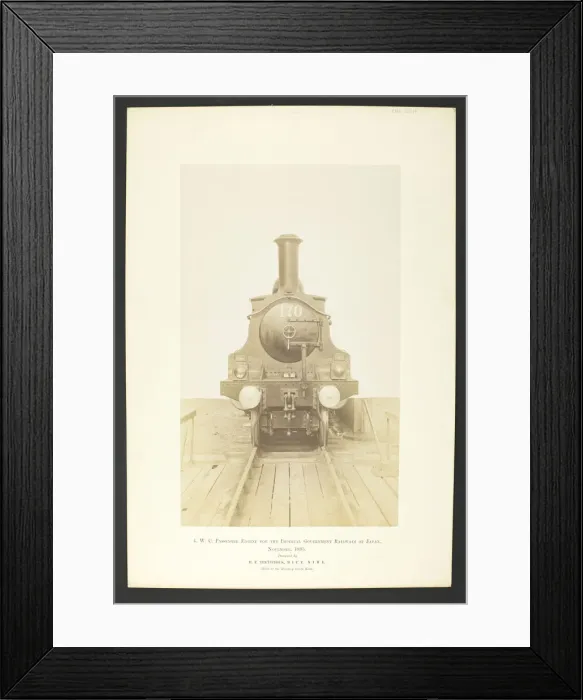 Framed Print : 4 WC passenger engine by Richard Francis Trevithick Framed Print : 4 WC passenger engine by Richard Francis Trevithick