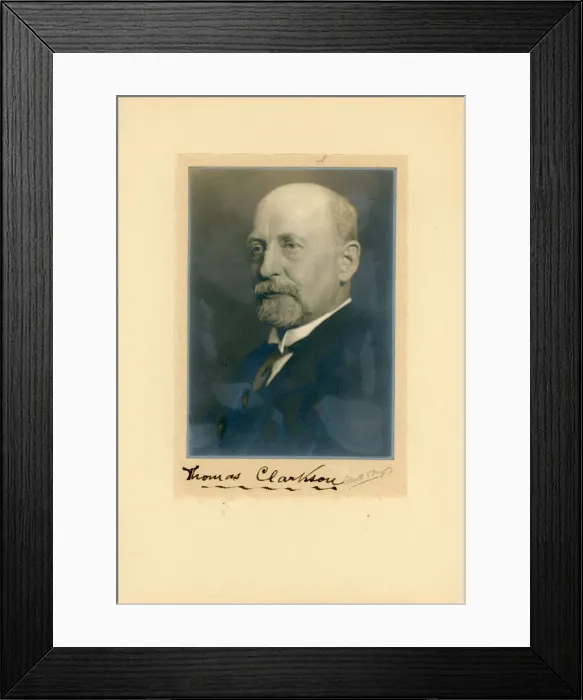 Framed Print : IAE President, 1919-20, Thomas Clarkson, by Elliott and Fry Framed Print : IAE President, 1919-20, Thomas Clarkson, by Elliott and Fry