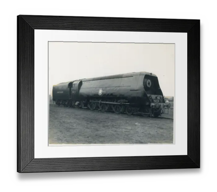 Framed Print : Canadian Pacific - Loco number 21C5 with modified front Framed Print : Canadian Pacific - Loco number 21C5 with modified front