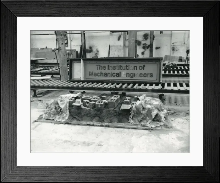 Framed Print : Name plate for loco The Institution of Mechanical Engineers Framed Print : Name plate for loco The Institution of Mechanical Engineers