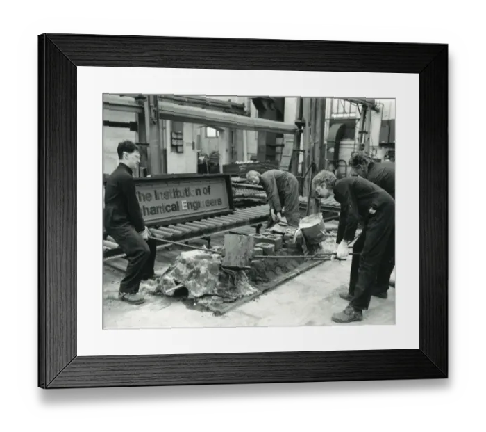 Framed Print : Name plate for loco The Institution of Mechanical Engineers Framed Print : Name plate for loco The Institution of Mechanical Engineers