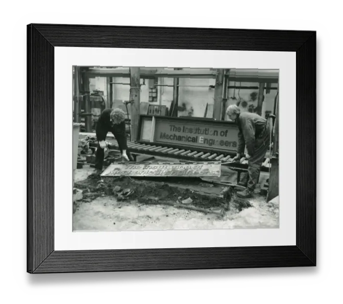 Framed Print : Name plate for loco The Institution of Mechanical Engineers Framed Print : Name plate for loco The Institution of Mechanical Engineers