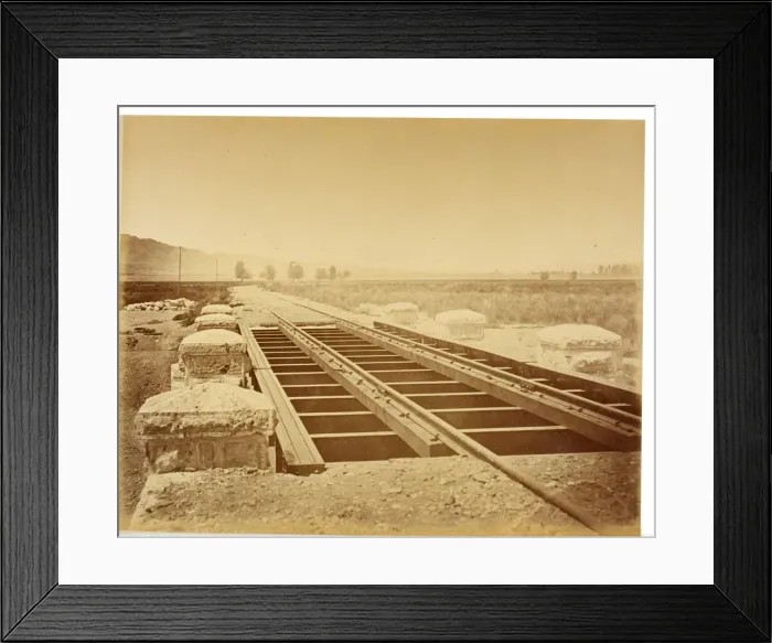 Framed Print : Alascheir Railway Asia Minor constructed by Samuel Bayliss Framed Print : Alascheir Railway Asia Minor constructed by Samuel Bayliss
