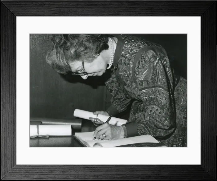 Framed Print : Portrait of Baroness Beryl Platt of Writtle Framed Print : Portrait of Baroness Beryl Platt of Writtle