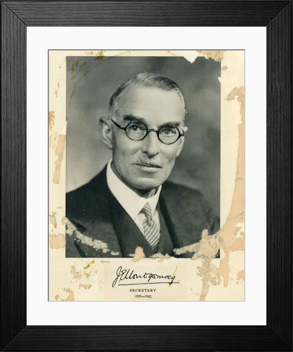 Framed Print : Portrait of James Edward Montgomery, IMechE Secretary Framed Print : Portrait of James Edward Montgomery, IMechE Secretary