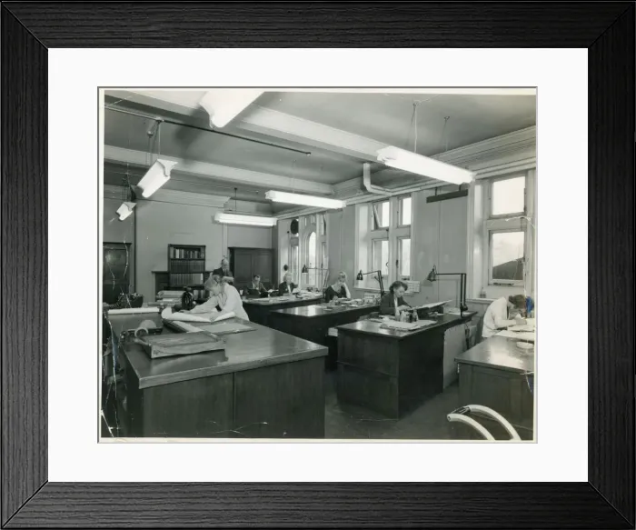 Framed Print : The Drawing Office, 3rd Floor IMechE