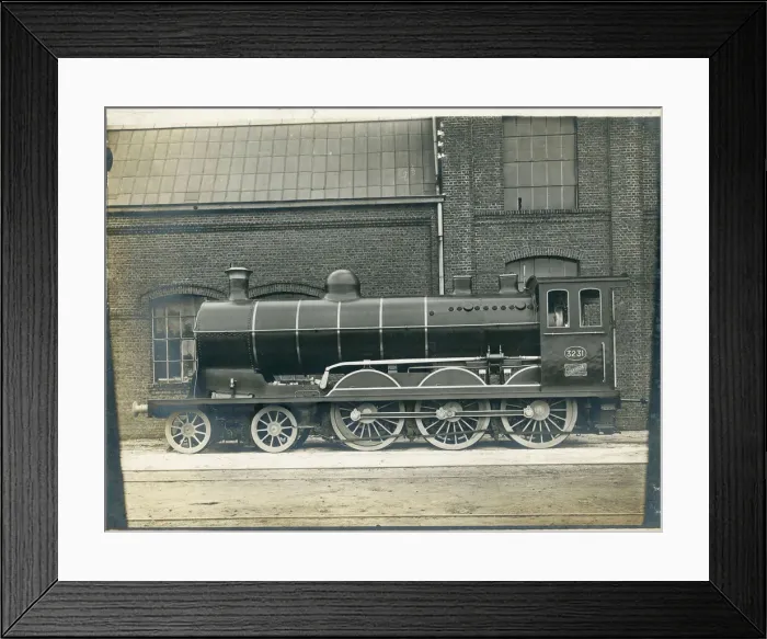 Framed Print : Locomotive no 3231, 4-6-0 Framed Print : Locomotive no 3231, 4-6-0