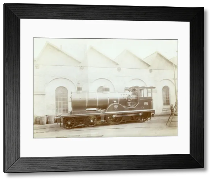 Framed Print : Passenger locomotive no 2728, 4-4-0 Framed Print : Passenger locomotive no 2728, 4-4-0