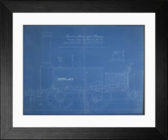 Framed Print : Liverpool engine by E Bury & Co Framed Print : Liverpool engine by E Bury & Co