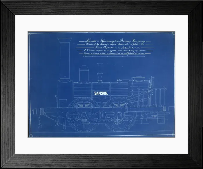 Framed Print : Samson engine by Robert Stephenson & Co Framed Print : Samson engine by Robert Stephenson & Co