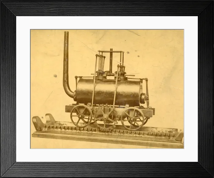 Framed Print : Model of Matthew Murrays steam locomotive Framed Print : Model of Matthew Murrays steam locomotive