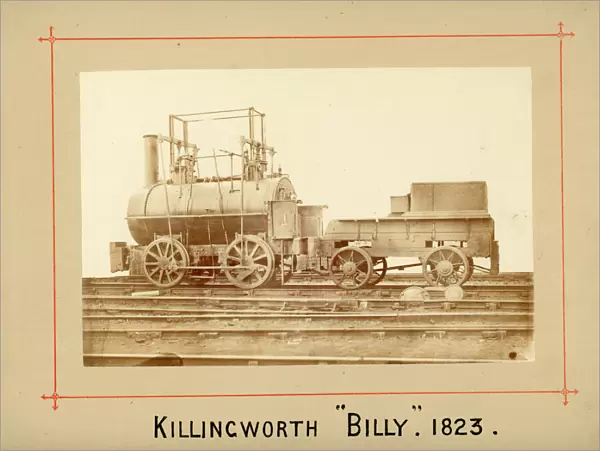 Old Killingworth 4 wheeled engine by George Stephenson