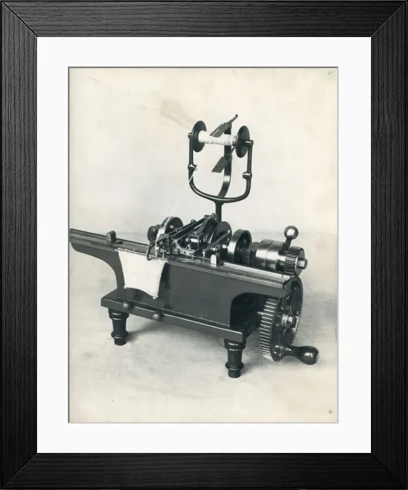 Framed Print : Whitworth knitting machine Framed Print : Whitworth knitting machine