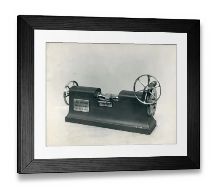Framed Print : Whitworth Millionth measuring machine Framed Print : Whitworth Millionth measuring machine