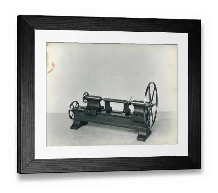 Framed Print : Whitworth workshop measuring machine Framed Print : Whitworth workshop measuring machine