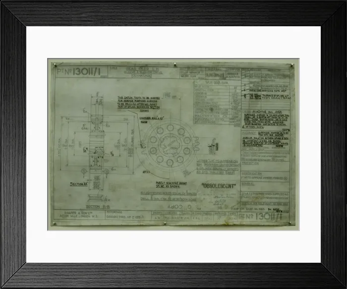 Framed Print : D Napier and Son - Sabre E107 Framed Print : D Napier and Son - Sabre E107