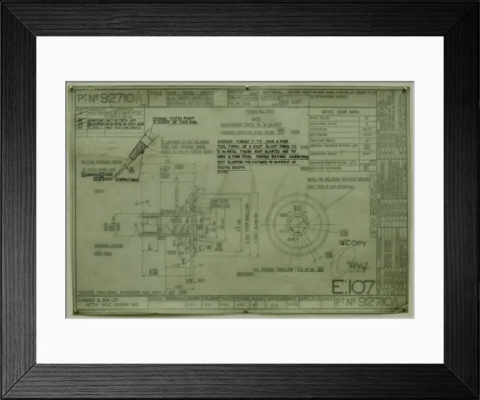 Framed Print : D Napier and Son - Sabre E107 Framed Print : D Napier and Son - Sabre E107