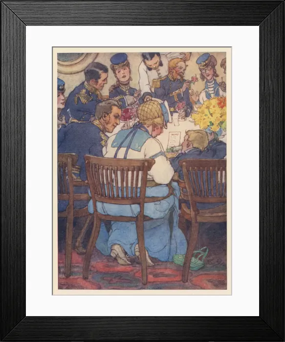 Framed Print : HMS Pinafore, lunch on board ship Framed Print : HMS Pinafore, lunch on board ship