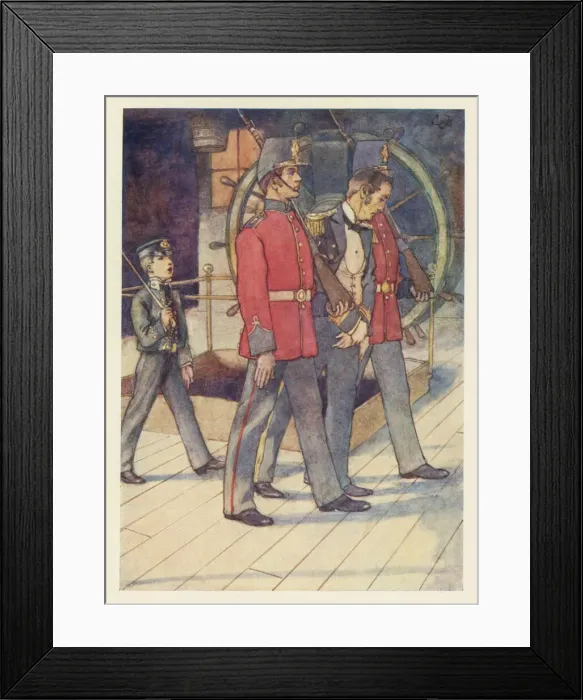 Framed Print : HMS Pinafore, Captain Corcoran marched away Framed Print : HMS Pinafore, Captain Corcoran marched away