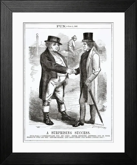 Framed Print : Cartoon, A Surprising Success (Electoral Reform) Framed Print : Cartoon, A Surprising Success (Electoral Reform)